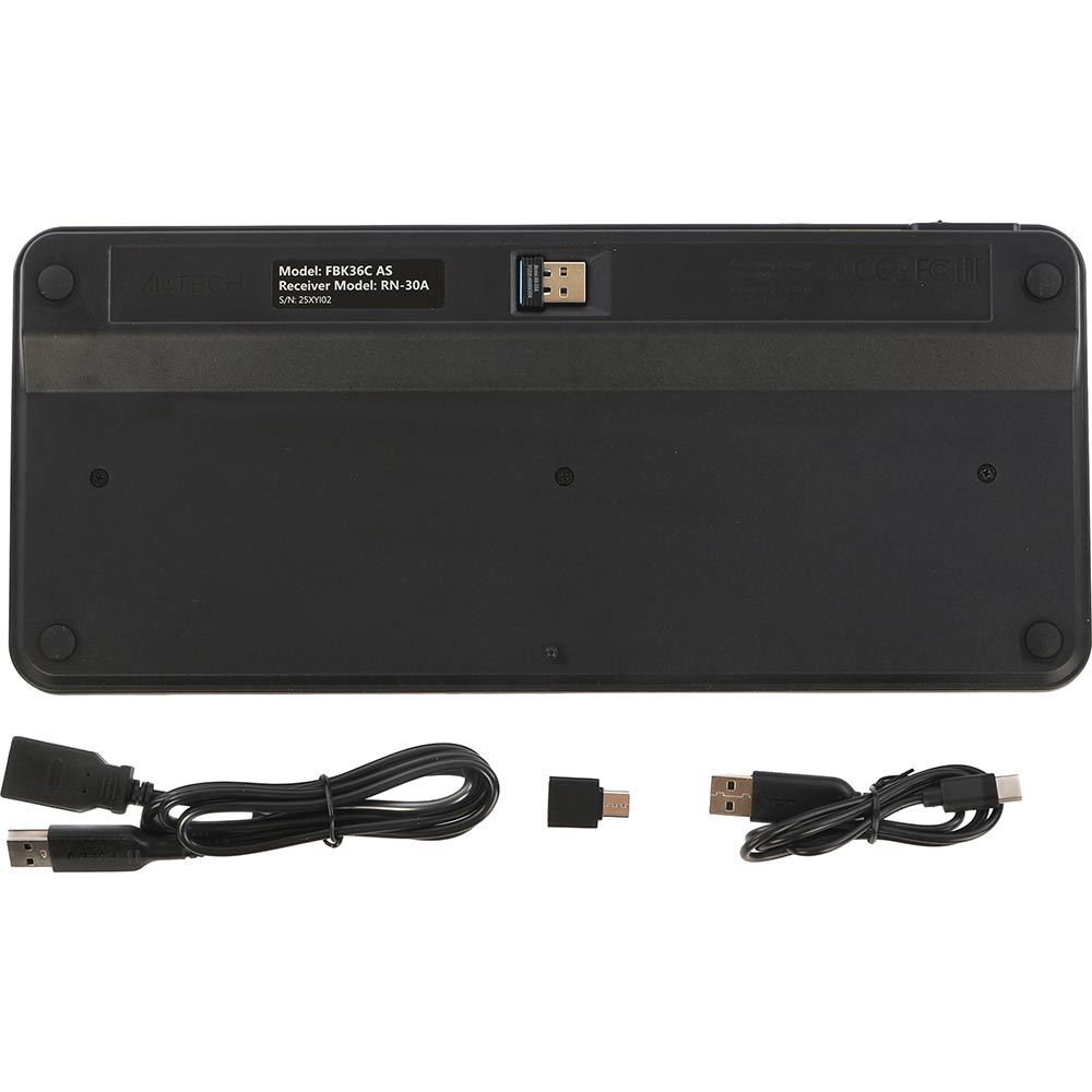 Внешний вид Клавиатура A4TECH FBK36C AS Black