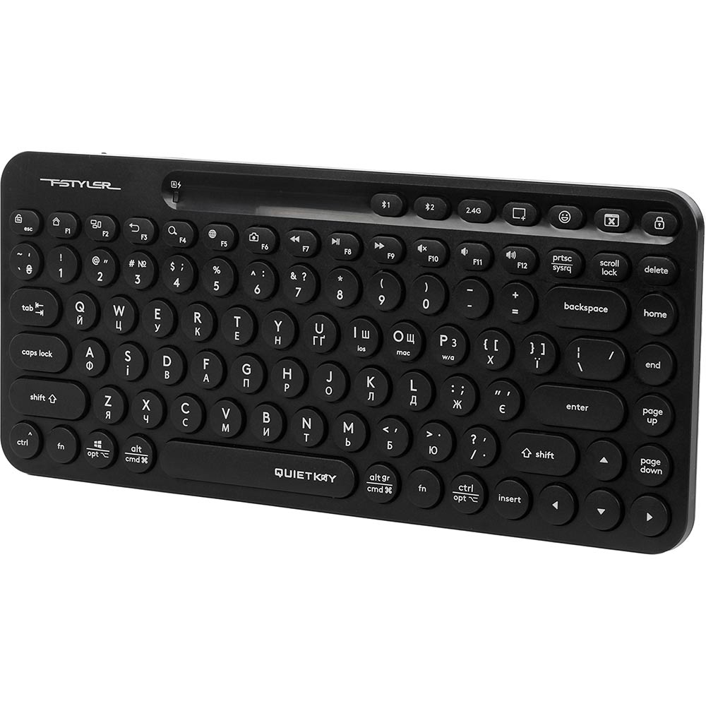 Клавиатура A4TECH FBK36C AS Black Дополнительно режим Anti-Sleep; 4 горячие клавиши