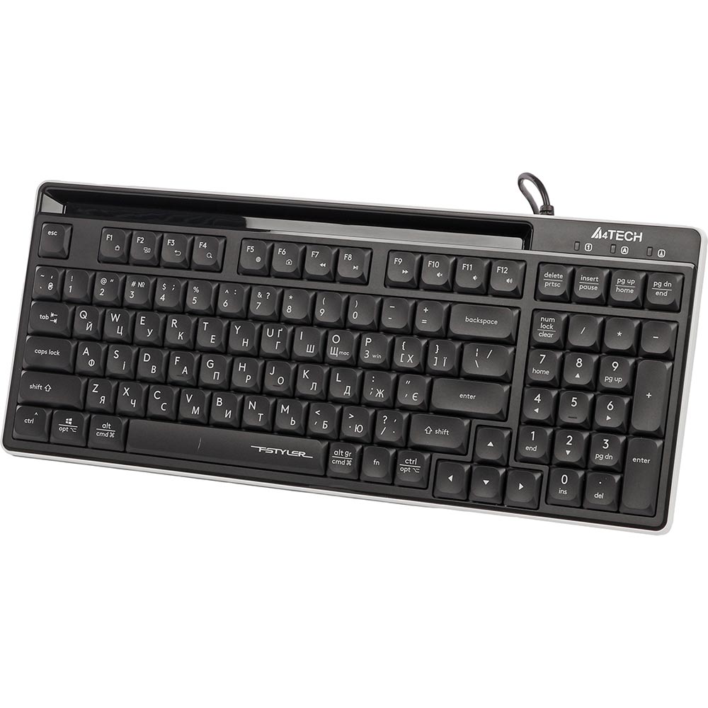 Клавіатура A4TECH FX70 Black Додатково протиковзкі накладки