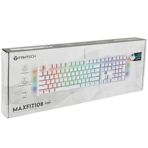 Клавіатура FANTECH MK855RGB SPACE EDITION (MK855RGB-Wh) Підключення дротове