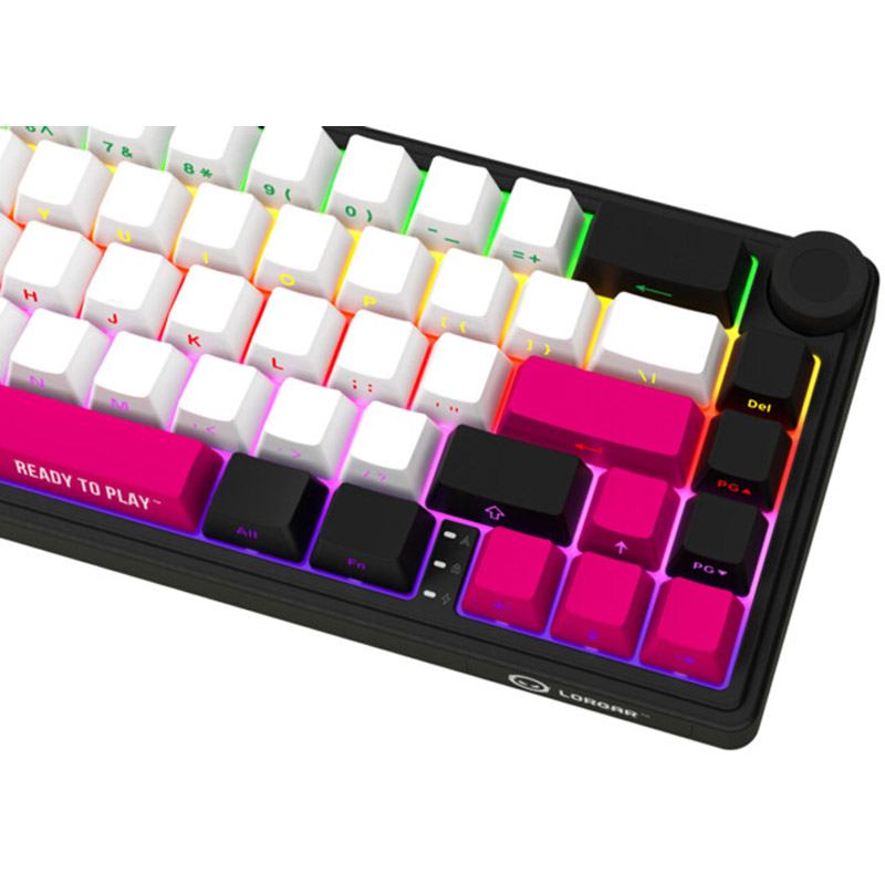 Клавиатура LORGAR KBP70MW Pro Wireless Mechanical EN/UA Black-Red (LRG-KBP70MW-BK-US) Фото 16 Клавиатура LORGAR KBP70MW Pro Wireless Mechanical EN/UA Black-Red (LRG-KBP70MW-BK-US)