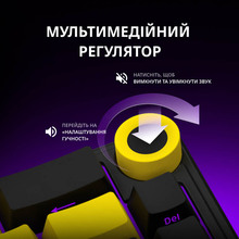 Клавиатура LORGAR KBP70MW Pro Wireless Mechanical EN/UA Black-Yellow (LRG-KBP70MW-YL-US) Клавиатура LORGAR KBP70MW Pro Wireless Mechanical EN/UA Black-Yellow (LRG-KBP70MW-YL-US)