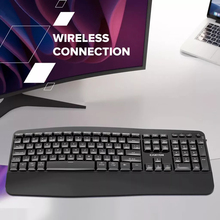 Клавиатура CANYON HKB-W6 Ergonomic Dual Mode Wireless EN/UA Black (CNS-HKBW6)