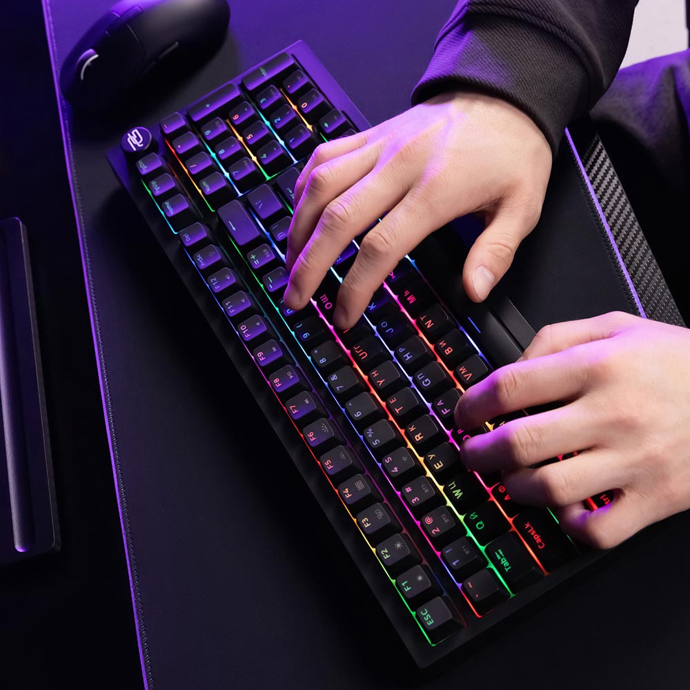 Зовнішній вигляд Клавіатура PROOVE Gaming Slicker Ukraine Layout Black (WKSL00022401)