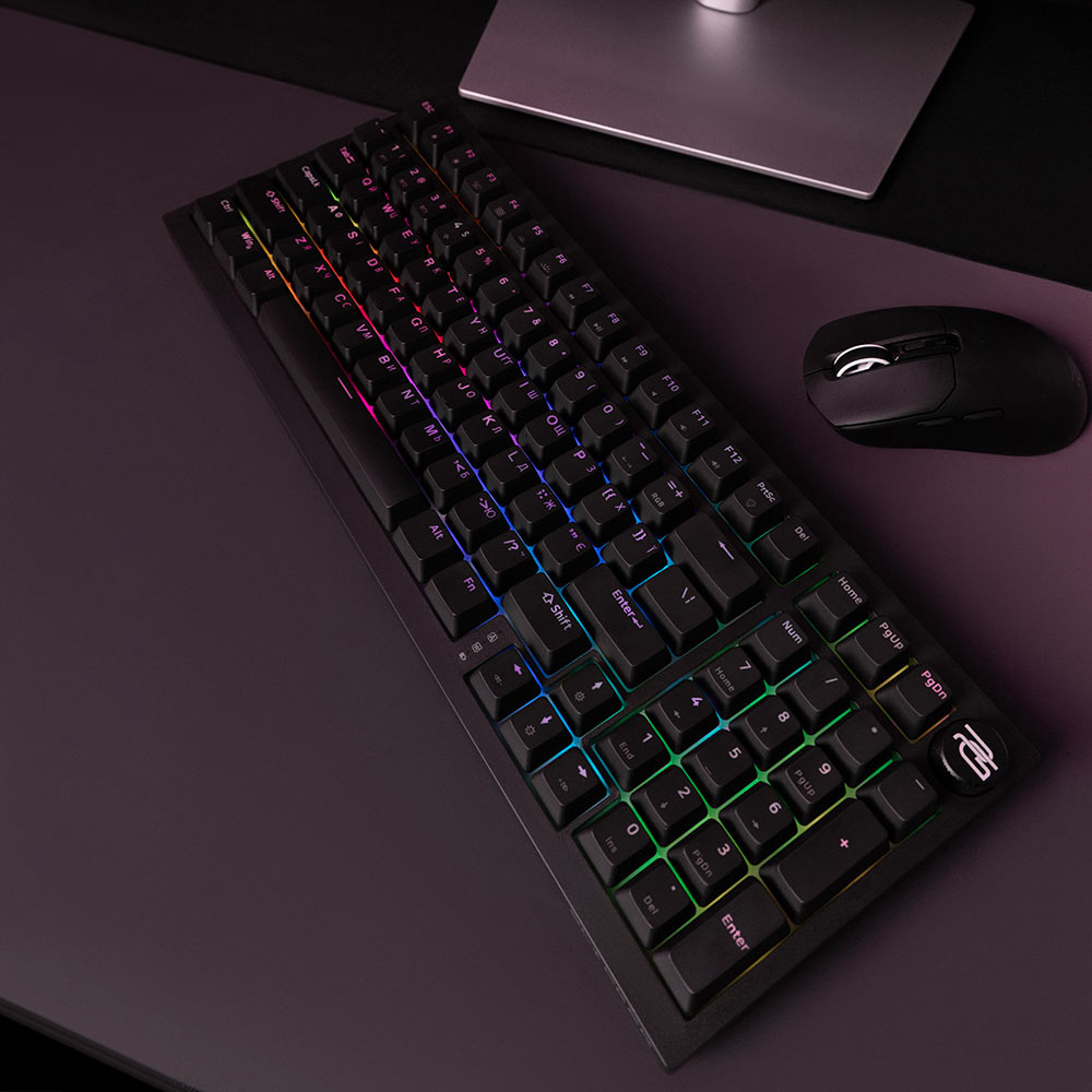 Клавіатура PROOVE Gaming Slicker Ukraine Layout Black (WKSL00022401) Комплектація клавіатура