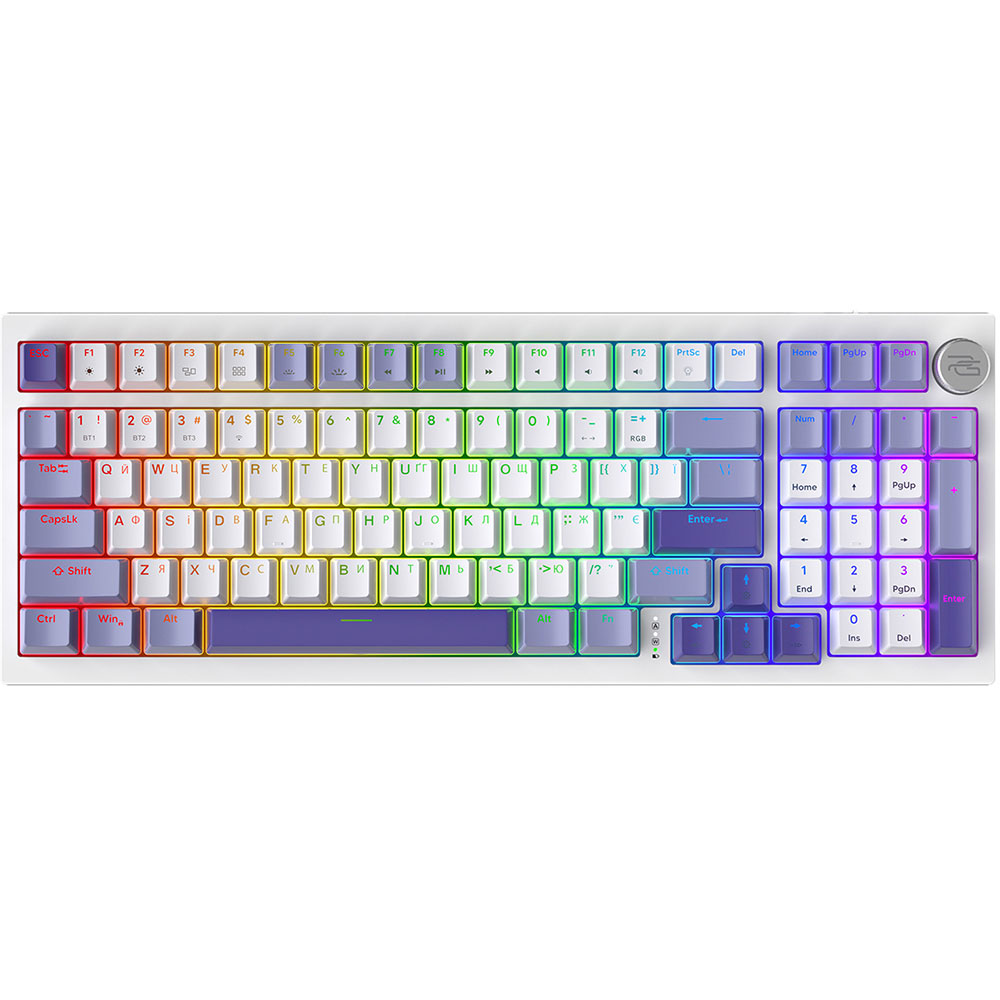 Клавиатура PROOVE Gaming Slicker Ukraine Layout White (WKSL00022402)