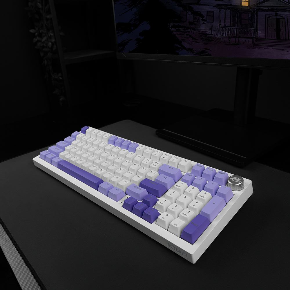 Фото Клавиатура PROOVE Gaming Slicker Ukraine Layout White (WKSL00022402)