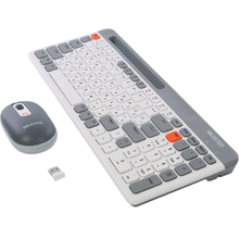Комплект MAXXTER Wireless White/Grey (KMS-WCM-03G-UA)