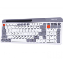 Клавіатура MAXXTER Wireless White/Grey (KBW-02G-UA)