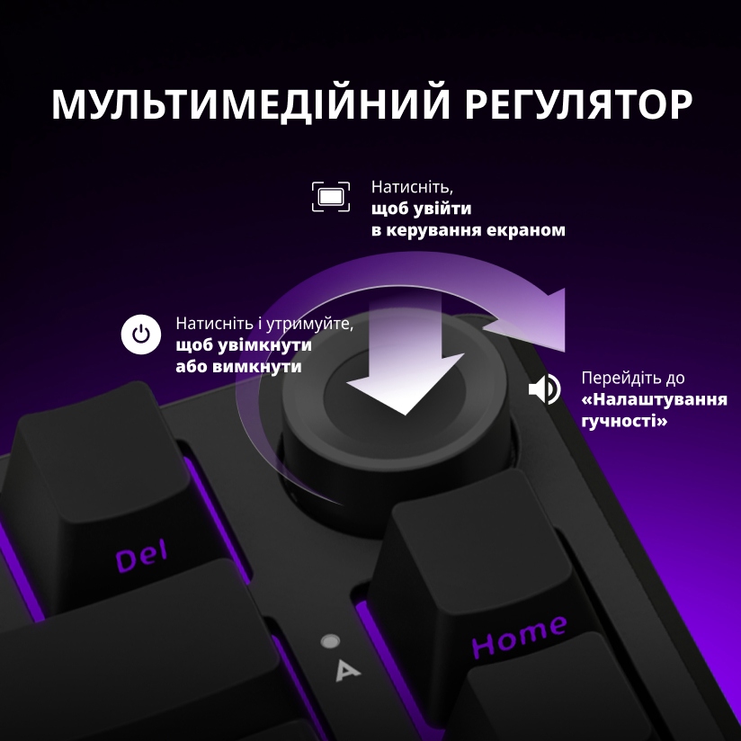 Фото 14 Клавіатура LORGAR KBP7075W Wireless Gaming Mechanical Pro Black-Red (LRG-KBP7075W-BK-US)