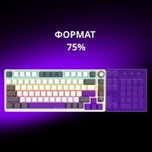 Клавиатура LORGAR KBP7075W Wireless Gaming Mechanical Pro Beige (LRG-KBP7075W-RT-US)