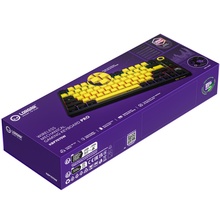 Клавіатура LORGAR KBP7075W Wireless Gaming Mechanical Pro Black-Yellow (LRG-KBP7075W-YL-US)
