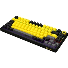 Клавіатура LORGAR KBP7075W Wireless Gaming Mechanical Pro Black-Yellow (LRG-KBP7075W-YL-US)
