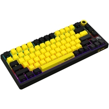 Клавіатура LORGAR KBP7075W Wireless Gaming Mechanical Pro Black-Yellow (LRG-KBP7075W-YL-US)