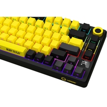 Клавіатура LORGAR KBP7075W Wireless Gaming Mechanical Pro Black-Yellow (LRG-KBP7075W-YL-US)
