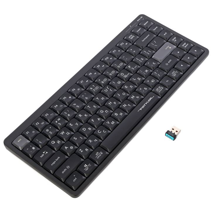 Зовнішній вигляд Клавіатура A4TECH FBX53C Black