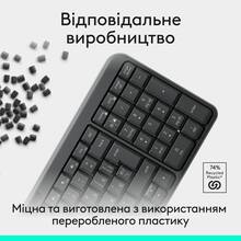 Клавиатура LOGITECH K250 Wireless GRAPHITE UKR (920-013822)