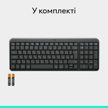 Клавиатура LOGITECH K250 Wireless GRAPHITE UKR (920-013822)