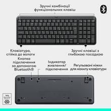 Комплект LOGITECH MK250 Wireless Combo GRAPHITE UKR (920-013823)
