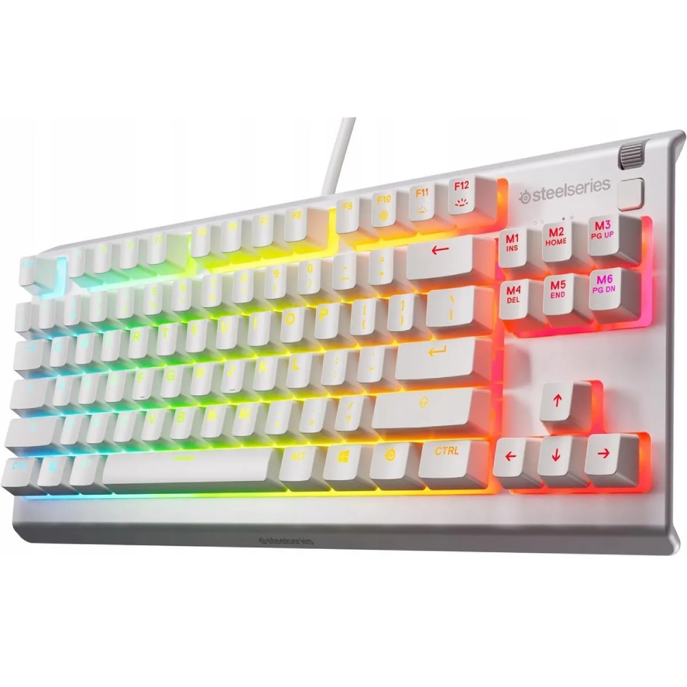Клавиатура STEELSERIES Apex 3 TKL UA White (64819) Дополнительно Количество клавиш:84 шт; Подсветка:RGB