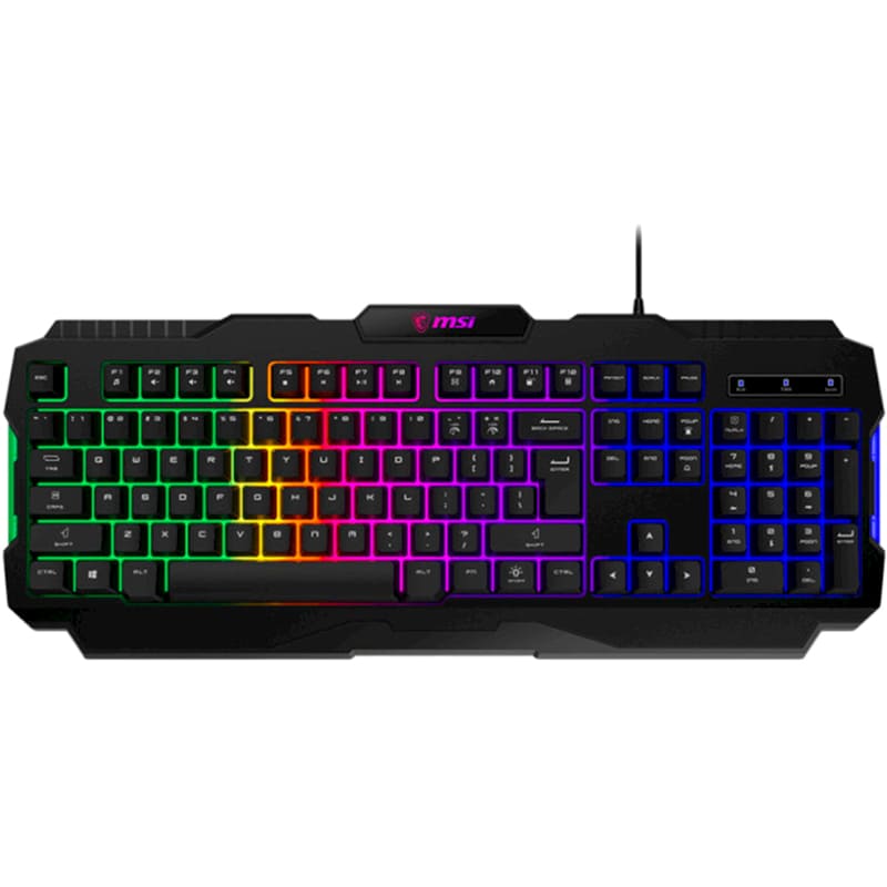 Клавіатура MSI FORGE GK100 ColorLED Black (S11-04UA221-HH9)