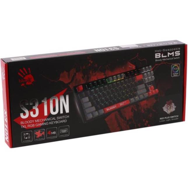 Внешний вид Клавиатура BLOODY S310N Energy Red