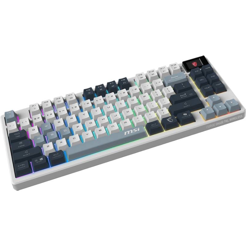 Клавиатура MSI FORGE GK600 TKL W SKY UA Mechanical Linear White (S11-43UAP01-HH9) Дополнительно N-key rollover (NKRO); Anti-Ghosting