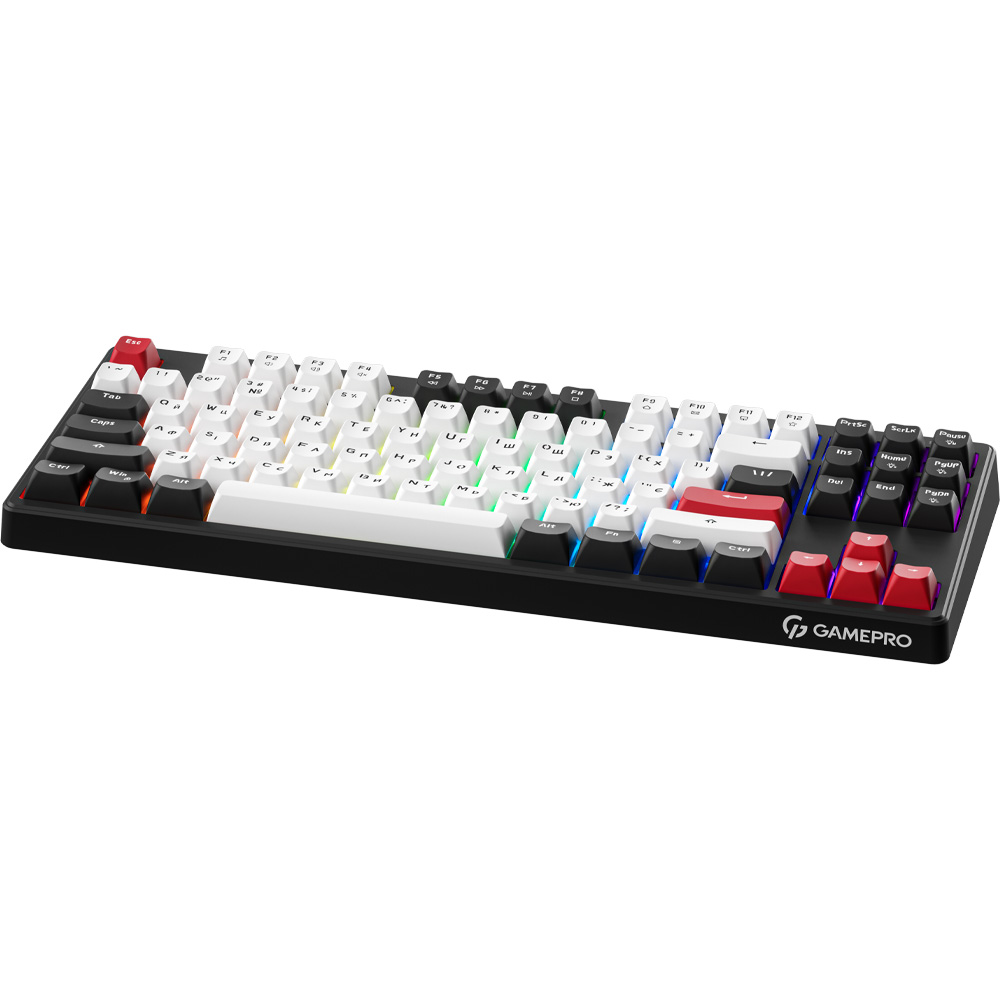 Клавіатура GAMEPRO GK580 Black Конструкція мембранна