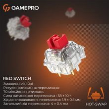 Клавіатура GAMEPRO Genesis Silverlight White (MK116)