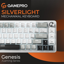 Клавіатура GAMEPRO Genesis Silverlight White (MK116)