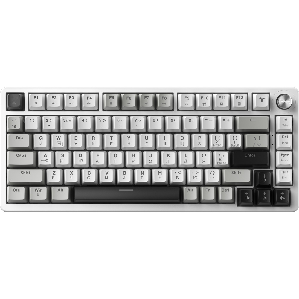 Фото 15 Клавіатура GAMEPRO Genesis Silverlight White (MK126)