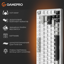 Клавіатура GAMEPRO Genesis Silverlight White (MK126)