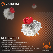 Клавіатура GAMEPRO Genesis Silverlight White (MK126)