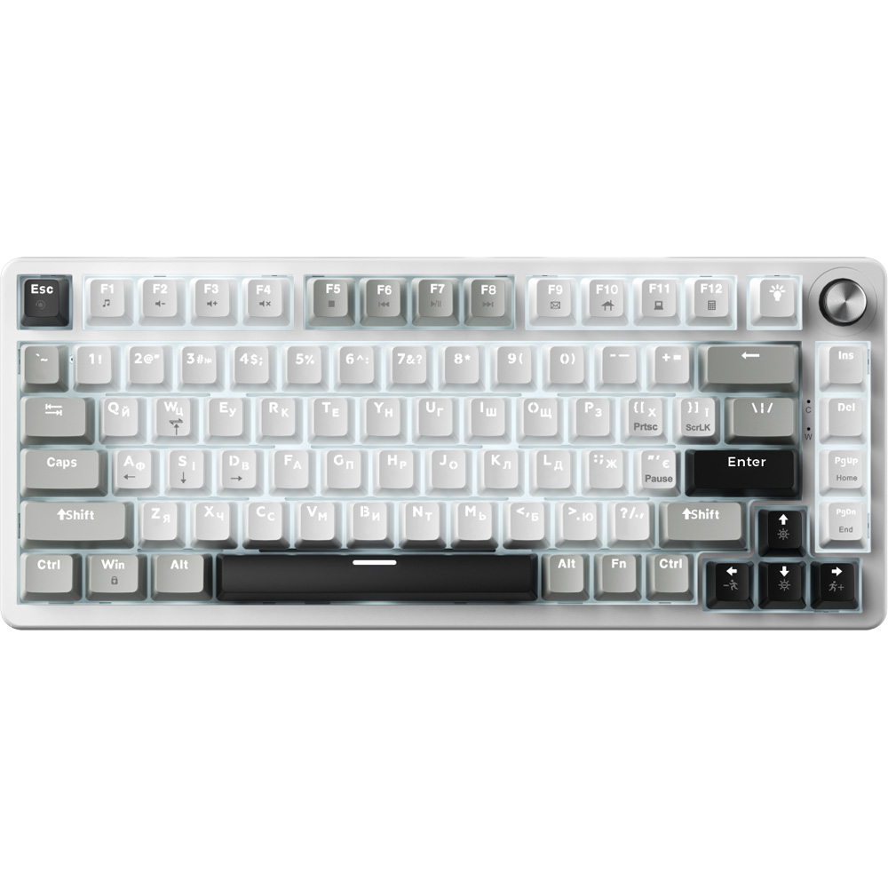 Огляд Клавіатура GAMEPRO Genesis Silverlight White (MK126)