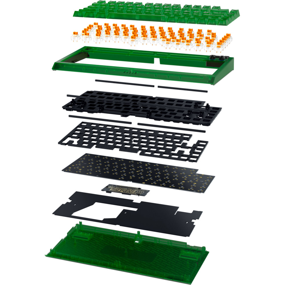 Клавіатура RAZER BlackWidow V4 75% Phantom Green (RZ03-05003300-R3M1) Клас ігрова