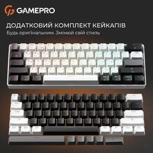 Клавіатура GAMEPRO Genesis Infinity outem swithes Black/White (MK130BW)