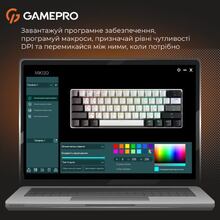 Клавіатура GAMEPRO Genesis Infinity outem swithes Black/White (MK130BW)
