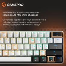 Клавіатура GAMEPRO Genesis Infinity outem swithes Black/White (MK130BW)