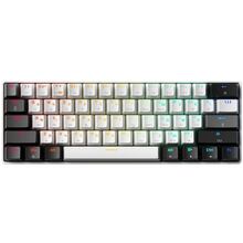 Клавіатура GAMEPRO Genesis Infinity outem swithes Black/White (MK130BW)