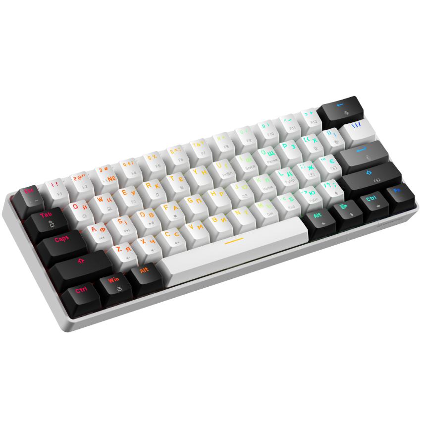Клавіатура GAMEPRO Genesis Infinity outem swithes Black/White (MK130BW) Комплектація клавіатура