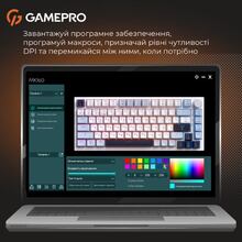 Клавіатура GAMEPRO Genesis Warden outemu swithes Blue/White (MK160BL)