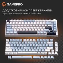 Клавіатура GAMEPRO Genesis Warden outemu swithes Blue/White (MK160BL)