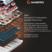Клавіатура GAMEPRO Genesis Warden outemu swithes Blue/White (MK160BL)