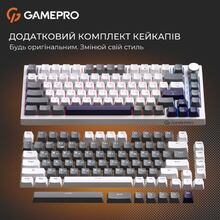 Клавіатура GAMEPRO Genesis Warden outemu swithes Gray/White (MK160P)