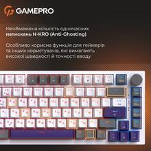 Клавіатура GAMEPRO Genesis Warden outemu swithes Gray/White (MK160P)