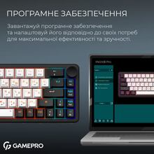 Клавіатура GAMEPRO Asgard Valhalla 65% RGB Black/White (MK210B Pro)