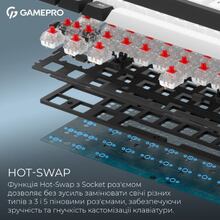 Клавіатура GAMEPRO Asgard Valhalla 65% RGB Black/White (MK210B Pro)