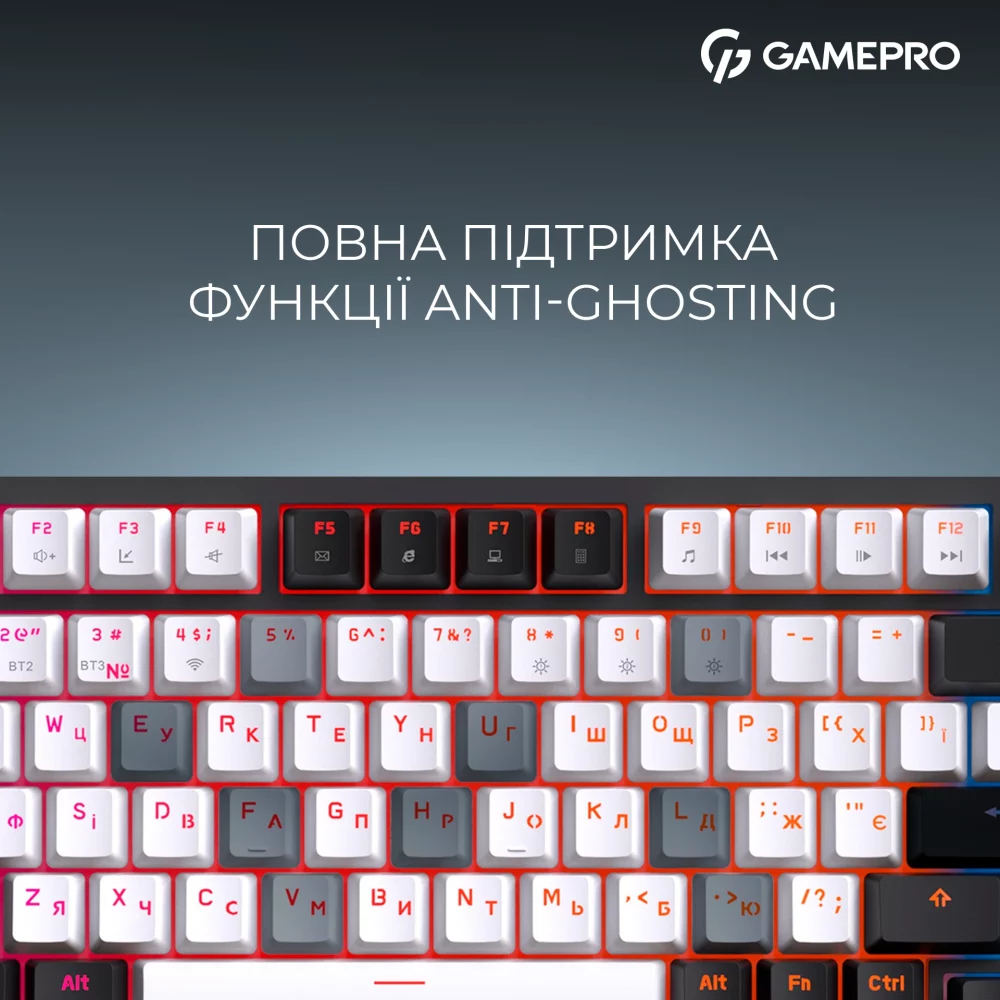 Клавиатура GAMEPRO Asgard Valhalla 75% RGB Black/White (MK160B Pro) В интернет магазине Клавиатура GAMEPRO Asgard Valhalla 75% RGB Black/White (MK160B Pro)