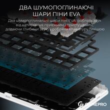 Клавіатура GAMEPRO Asgard Valhalla 65% RGB White/Black (MK210W Pro)