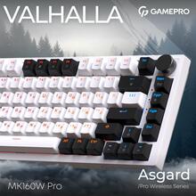 Клавіатура GAMEPRO Asgard Valhalla 75% RGB White/Black (MK160W Pro)